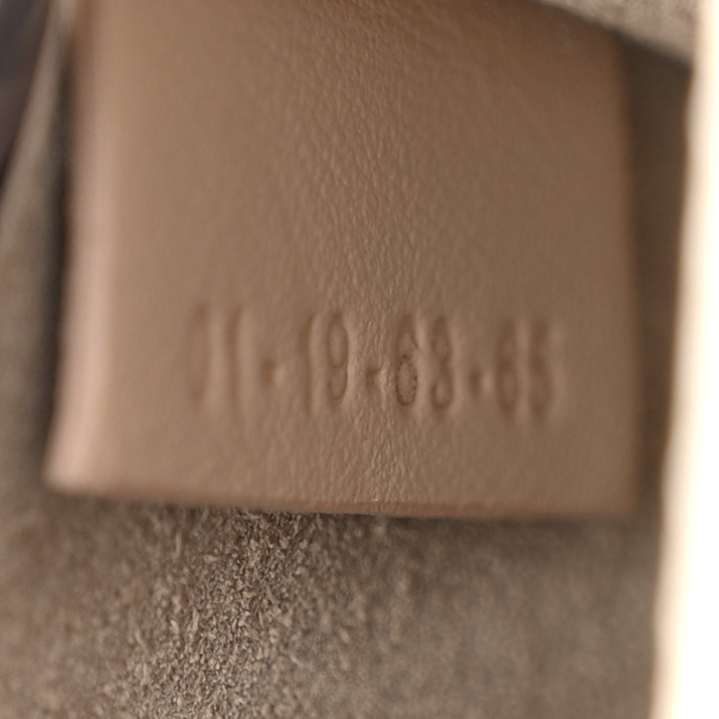 Calfskin Suede Small Nile Bracelet Bag Off White