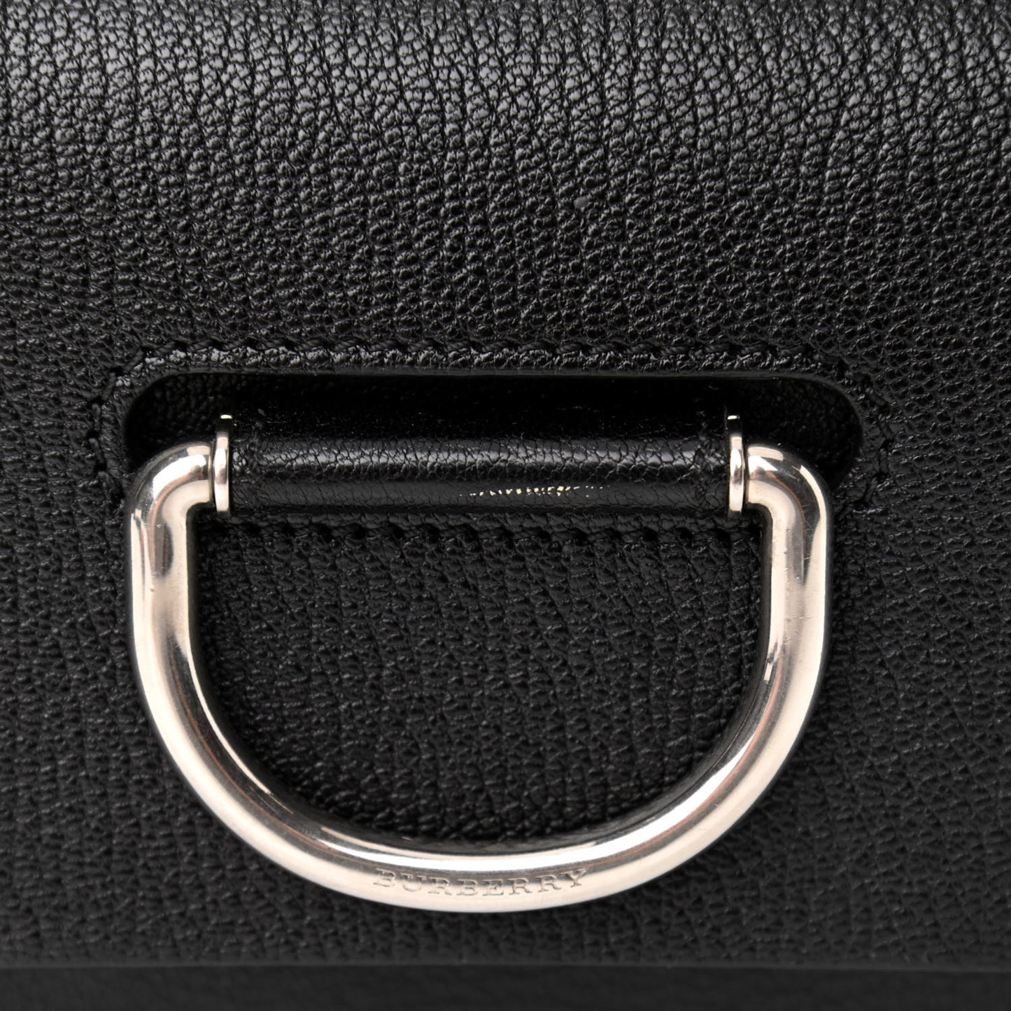 Goatskin Mini D-Ring Bag Black