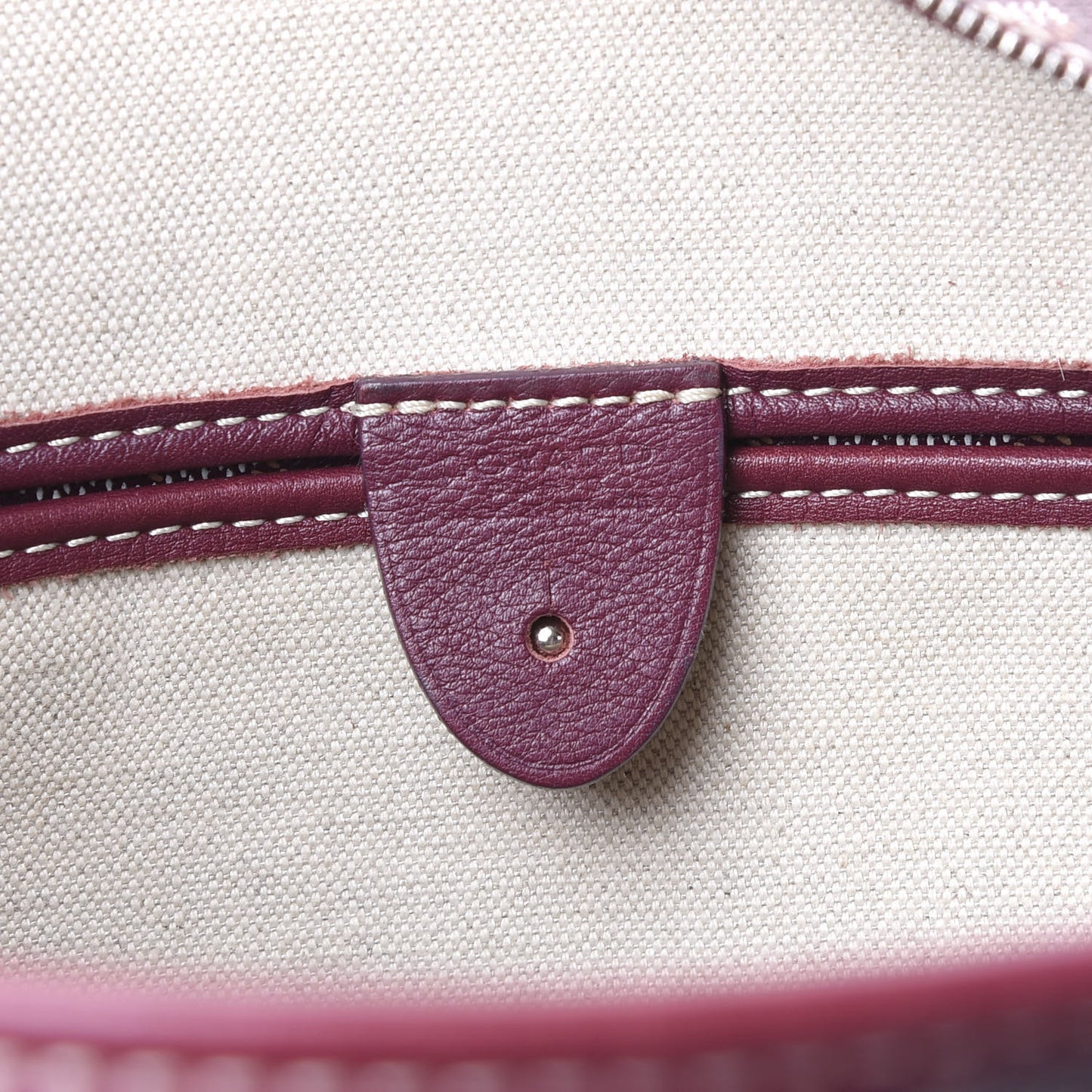 Goyardine Artois PM Burgundy