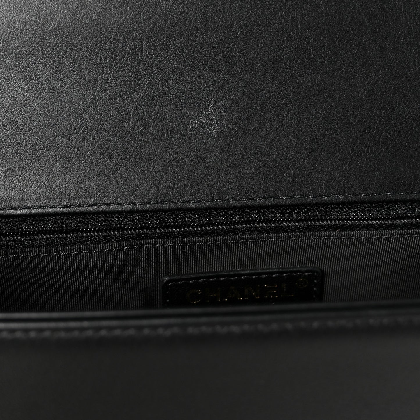 Calfskin Quilted New Medium Boy Flap Black
