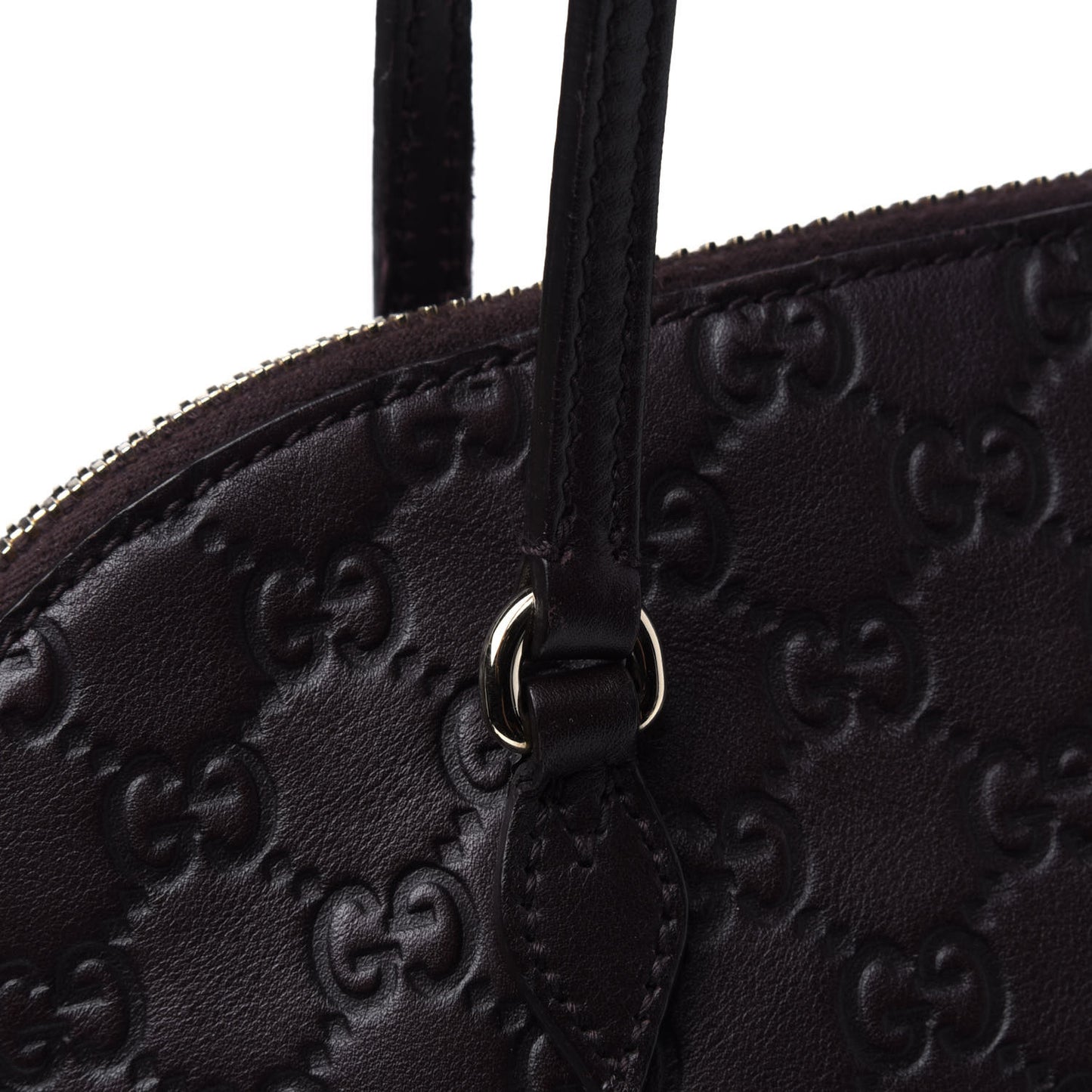 Guccissima Medium Bree Shoulder Bag Chocolate