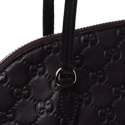 Gucci Guccissima Medium Bree Shoulder Bag Chocolate 24 of 28