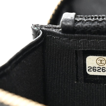 Chanel Caviar Quilted Medium Filigree Zip Around Wallet Black 8 of 11