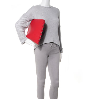 Hermes Evercolor Zip Tablet Portfolio Rouge Vif 2 of 8
