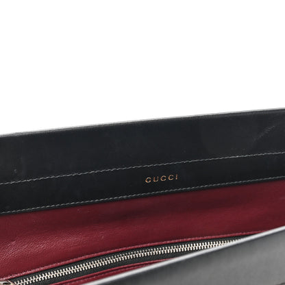 Gucci Smooth Calfskin Medium Zumi Top Handle Bag Black 12 of 19