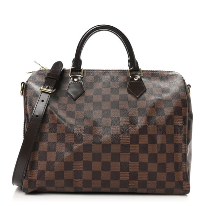 Louis Vuitton Damier Ebene Speedy Bandouliere 30 1 of 12