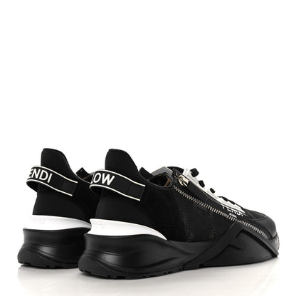 Fendi Nylon Lycra FF Mens Fendi Flow Low Top Sneakers 7 Black 4 of 7
