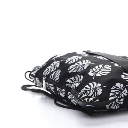Dolce & Gabbana Nylon Palm Drawstring Backpack Black 5 of 9