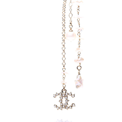 Chanel Pearl CC Chain Necklace Gold 4 of 6