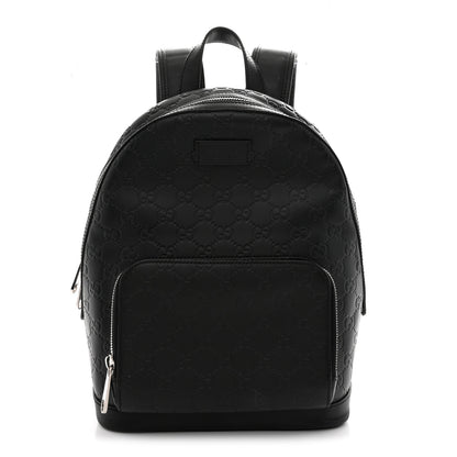 Gucci Guccissima Signature Small Day Backpack Black 1 of 12
