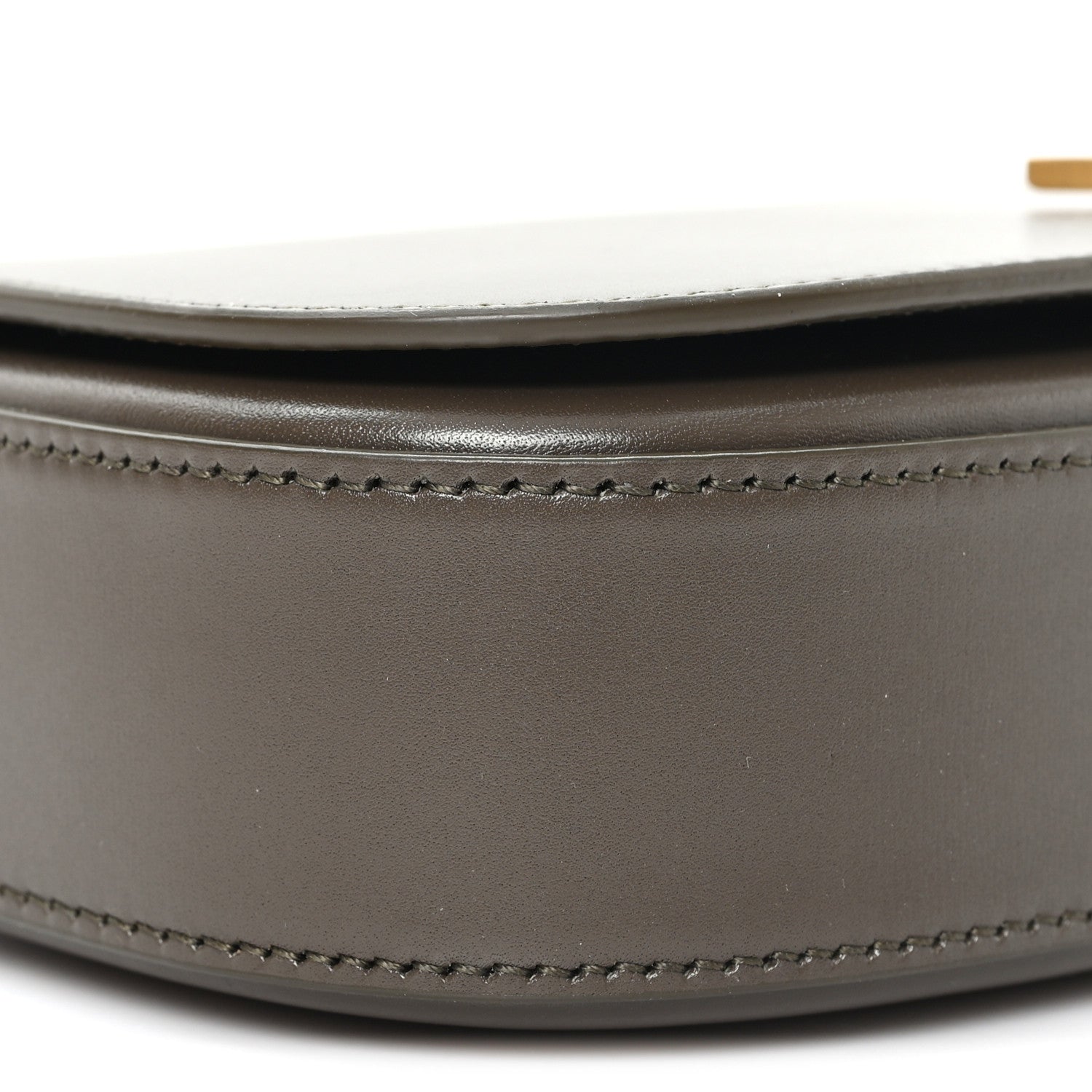 Saint Laurent Box Calfskin Mini Voltaire Shoulder Bag Deep Musk 9 of 10