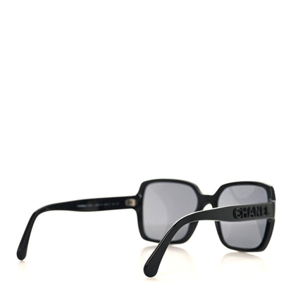 Chanel Acetate Square Sunglasses 5408 Black 4 of 7
