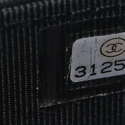 Chanel Lambskin Quilted Flap Card Holder Wallet Black 8 of 9