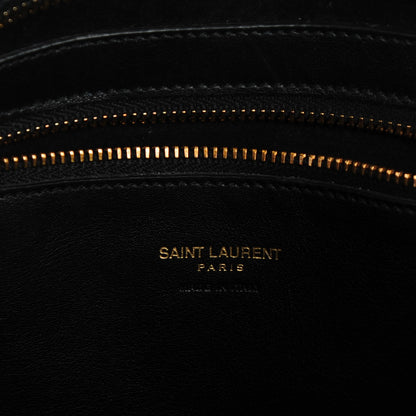 Saint Laurent Calfskin Small Monogram Cabas Black 6 of 7