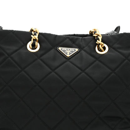 Prada Nylon Tessuto Impuntu Quilted Tote Black 8 of 10