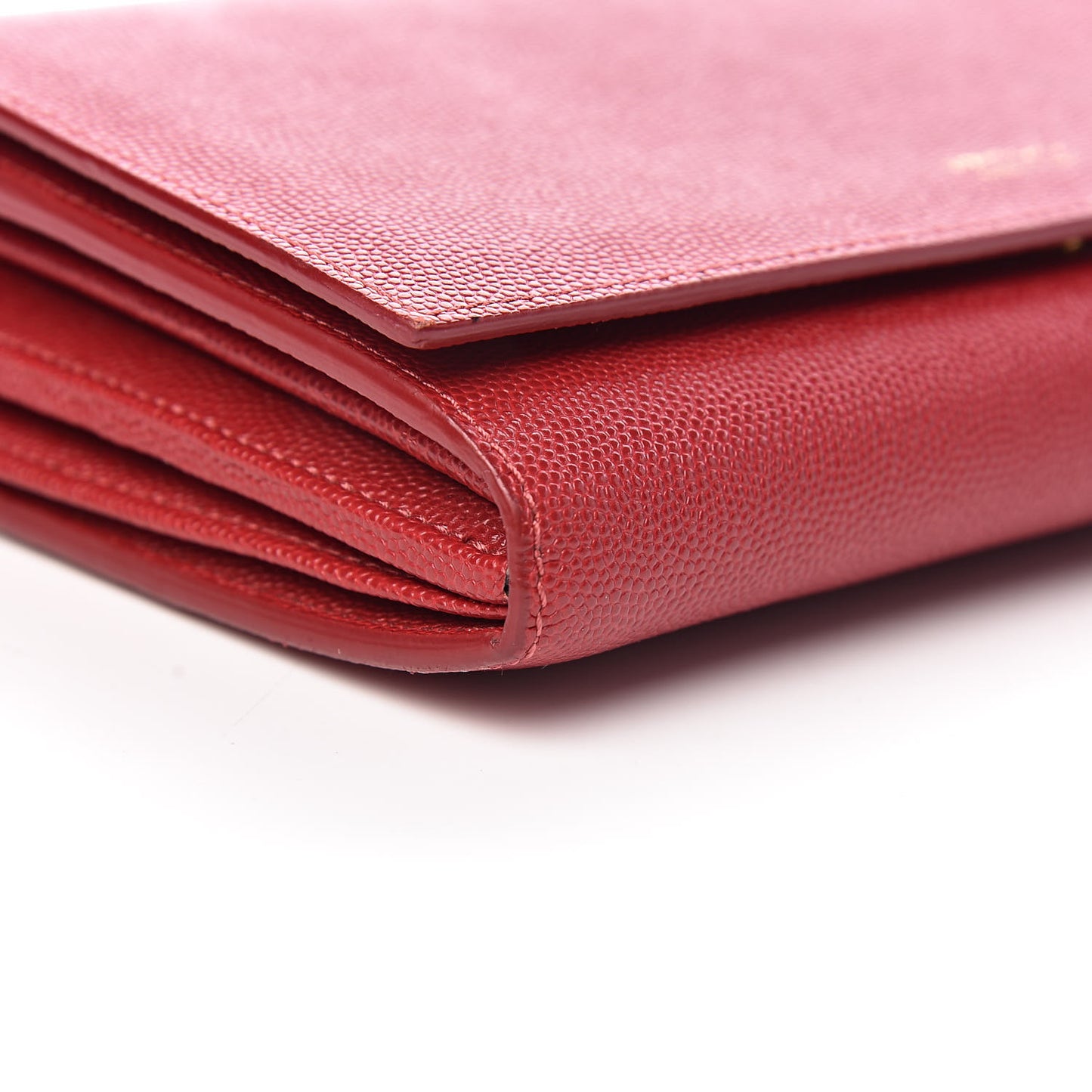 Saffiano Wallet On Strap Red