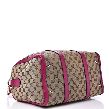 Gucci Monogram Medium Joy Boston Pink 3 of 13