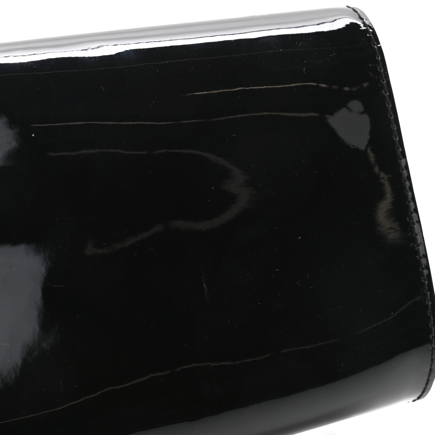 Louis Vuitton Patent Louise PM Chain Clutch Black 12 of 12