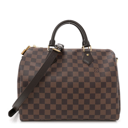 Louis Vuitton Damier Ebene Speedy Bandouliere 30 1 of 13