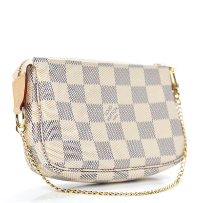 Louis Vuitton Damier Azur Mini Pochette Accessories 3 of 8