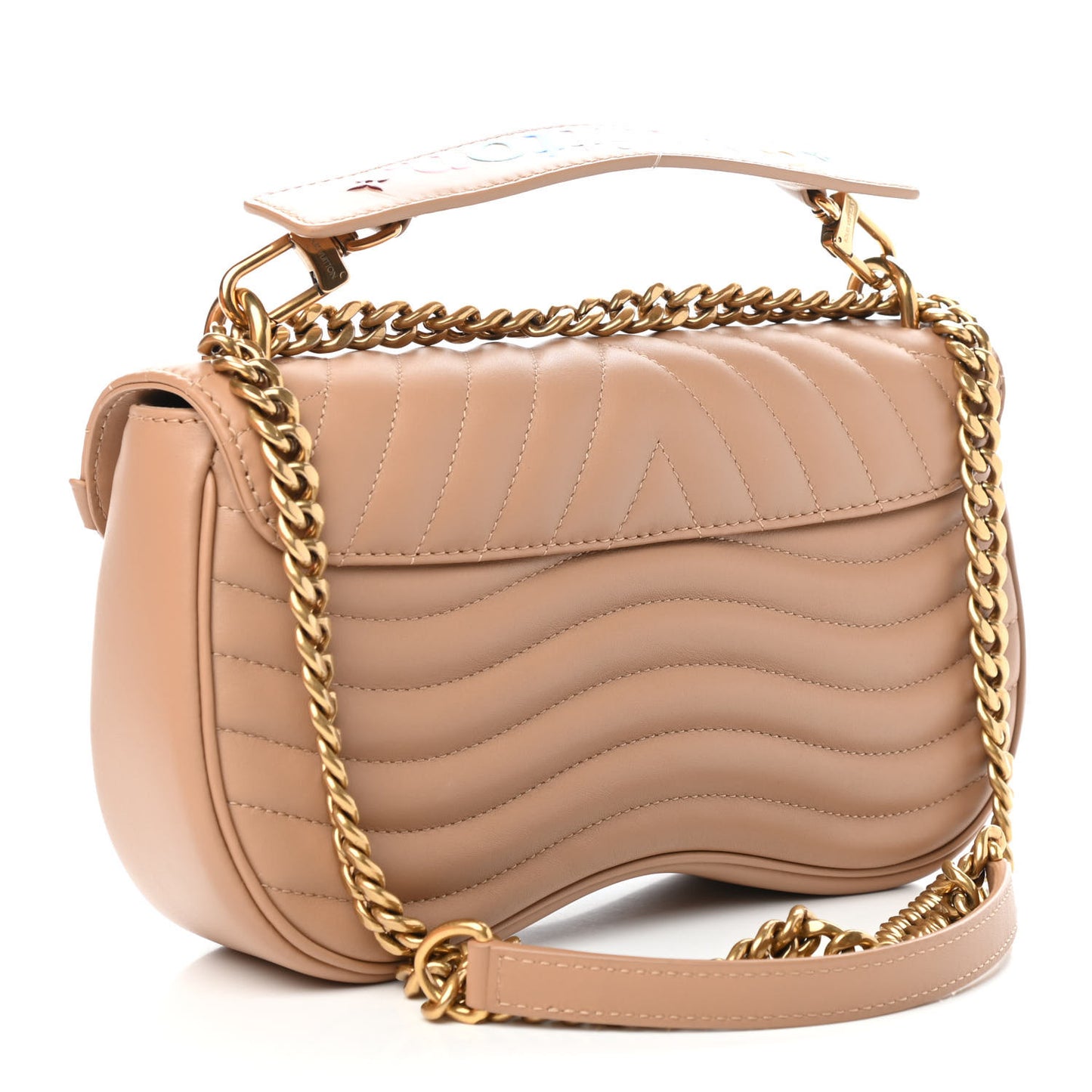 Calfskin New Wave Chain MM Noisette