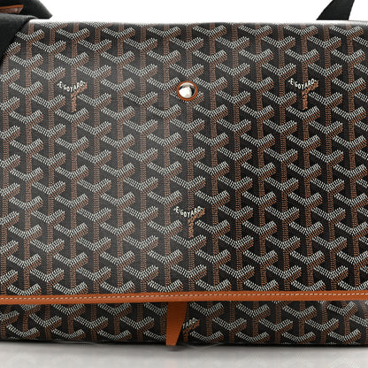 Goyard Goyardine Capetien Messenger Bag Black Gold 9 of 12