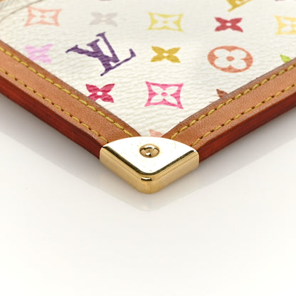 Louis Vuitton Monogram Multicolor Key Pouch White 7 of 8