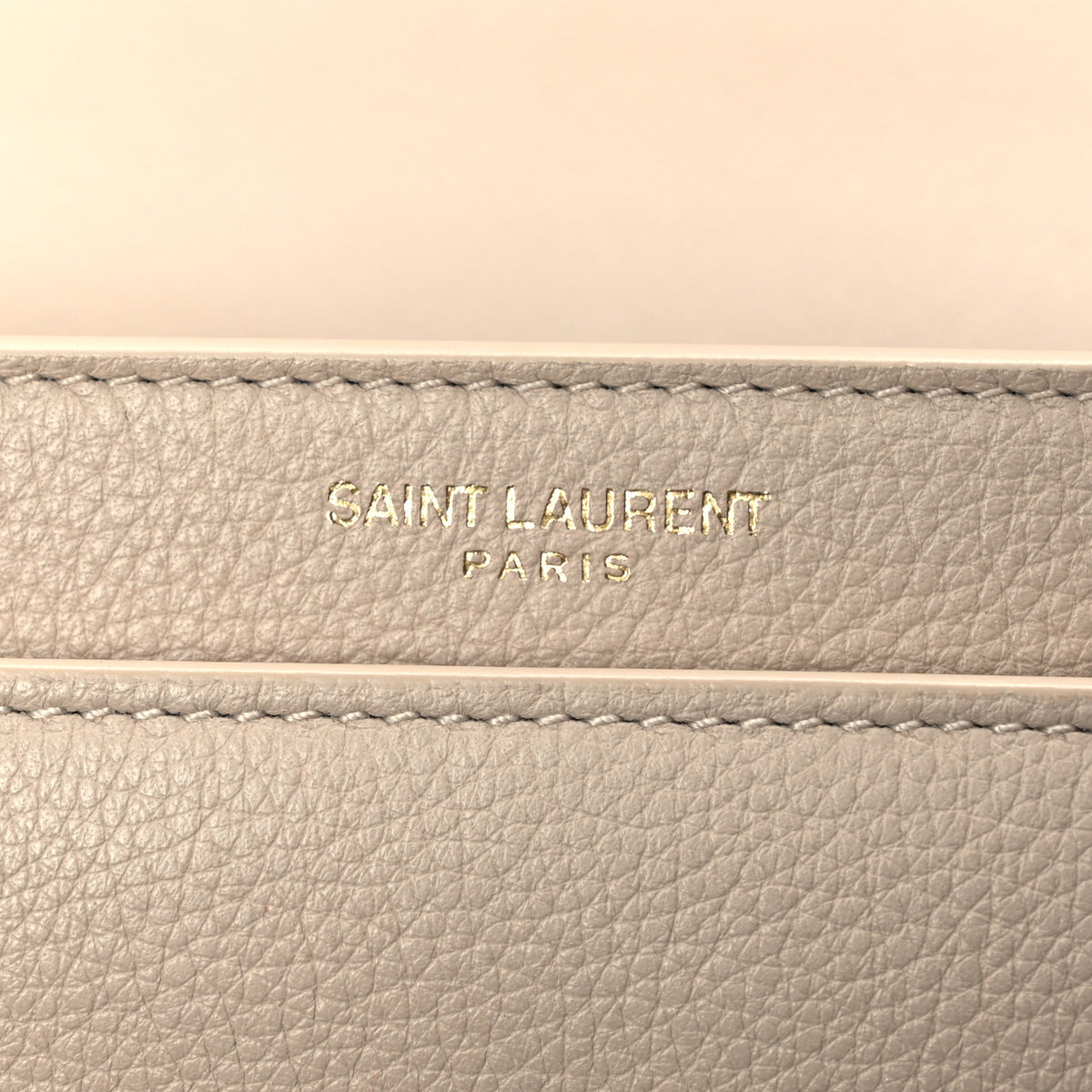 Saint Laurent Grained Calfskin Medium Monogram Sunset Beige 8 of 11