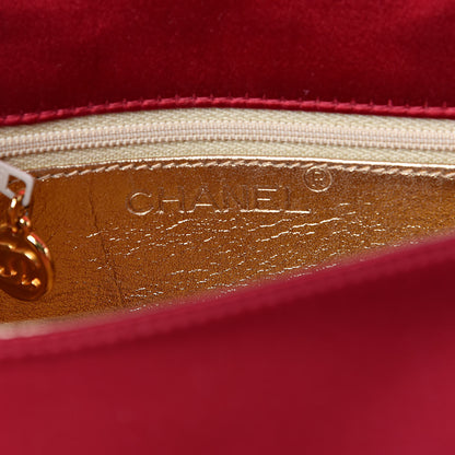 Chanel Satin Evening Flap Red 6 of 10