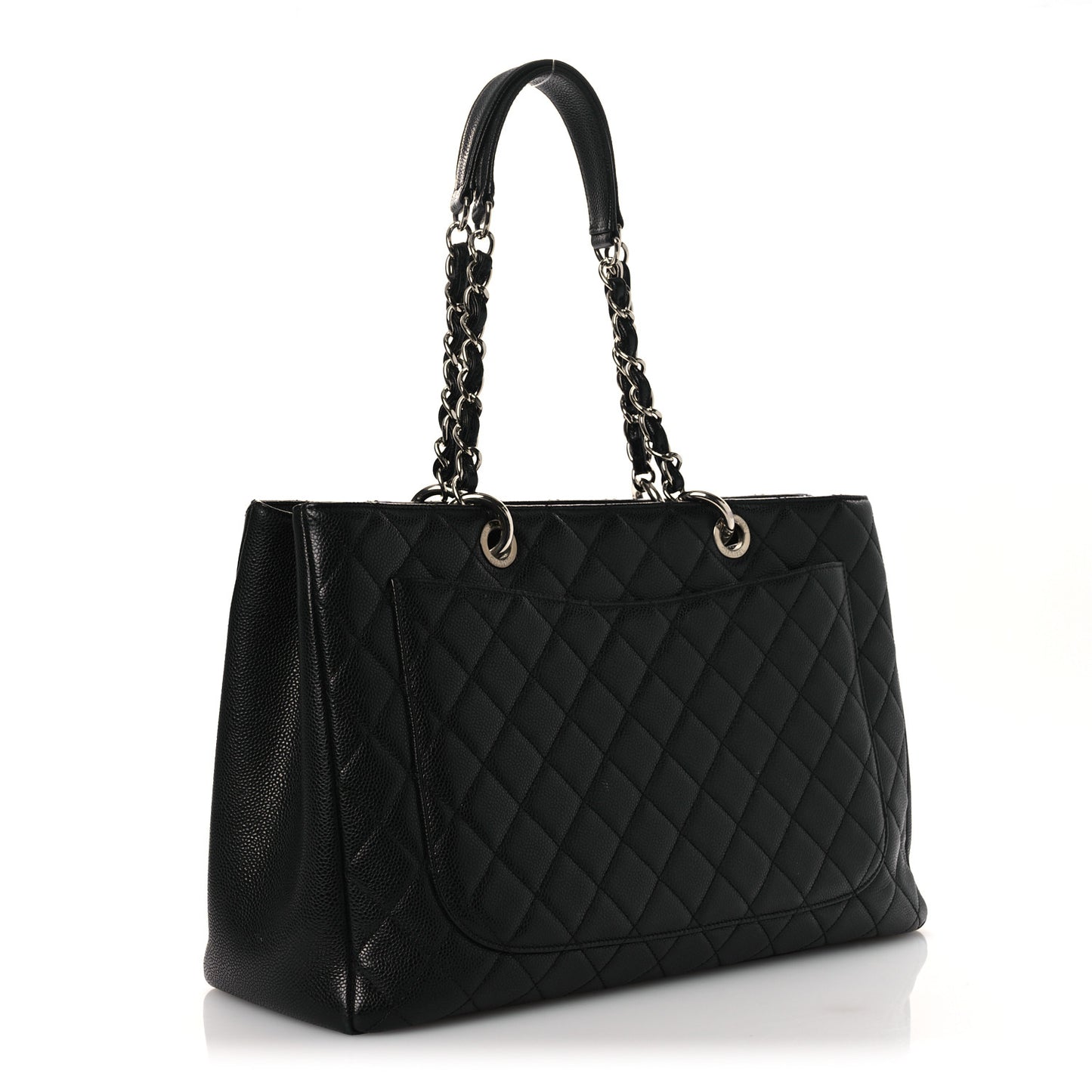 Caviar Quilted XL Grand Shopping Tote GST Black