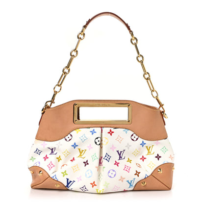Louis Vuitton Monogram Multicolor Judy MM White 1 of 9