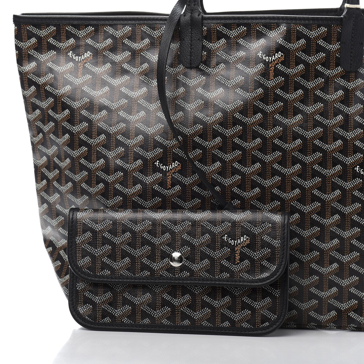 Goyard Goyardine Saint Louis PM Black 8 of 10