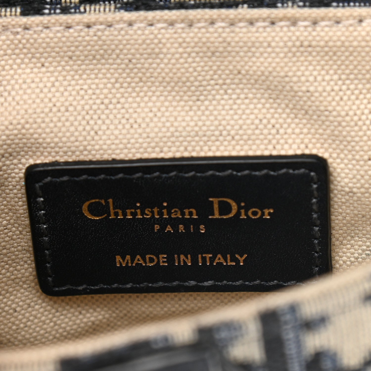 Christian Dior Oblique Mini Saddle Bag Blue 7 of 8