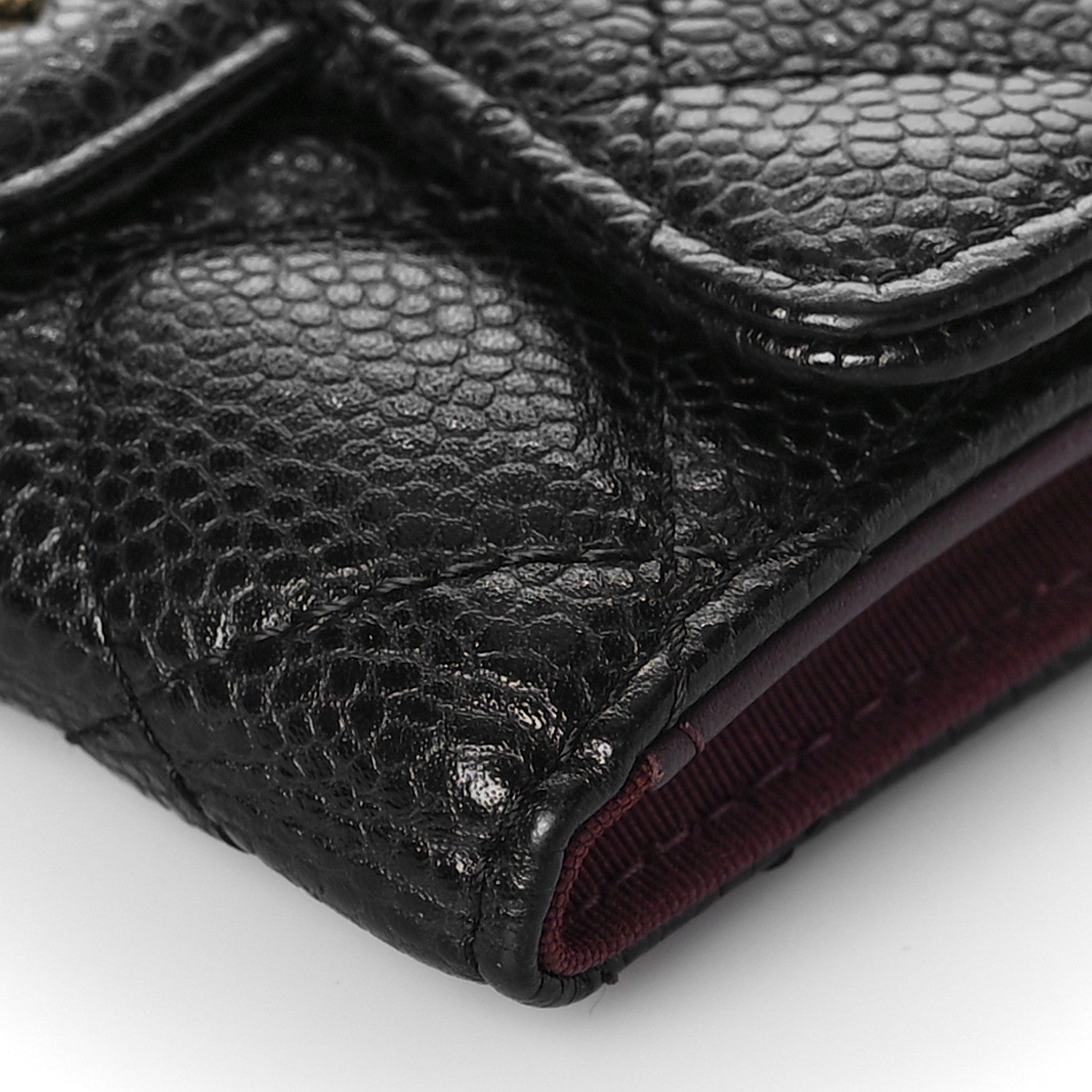 Chanel Caviar Quilted 6 Key Holder Black 9 of 12