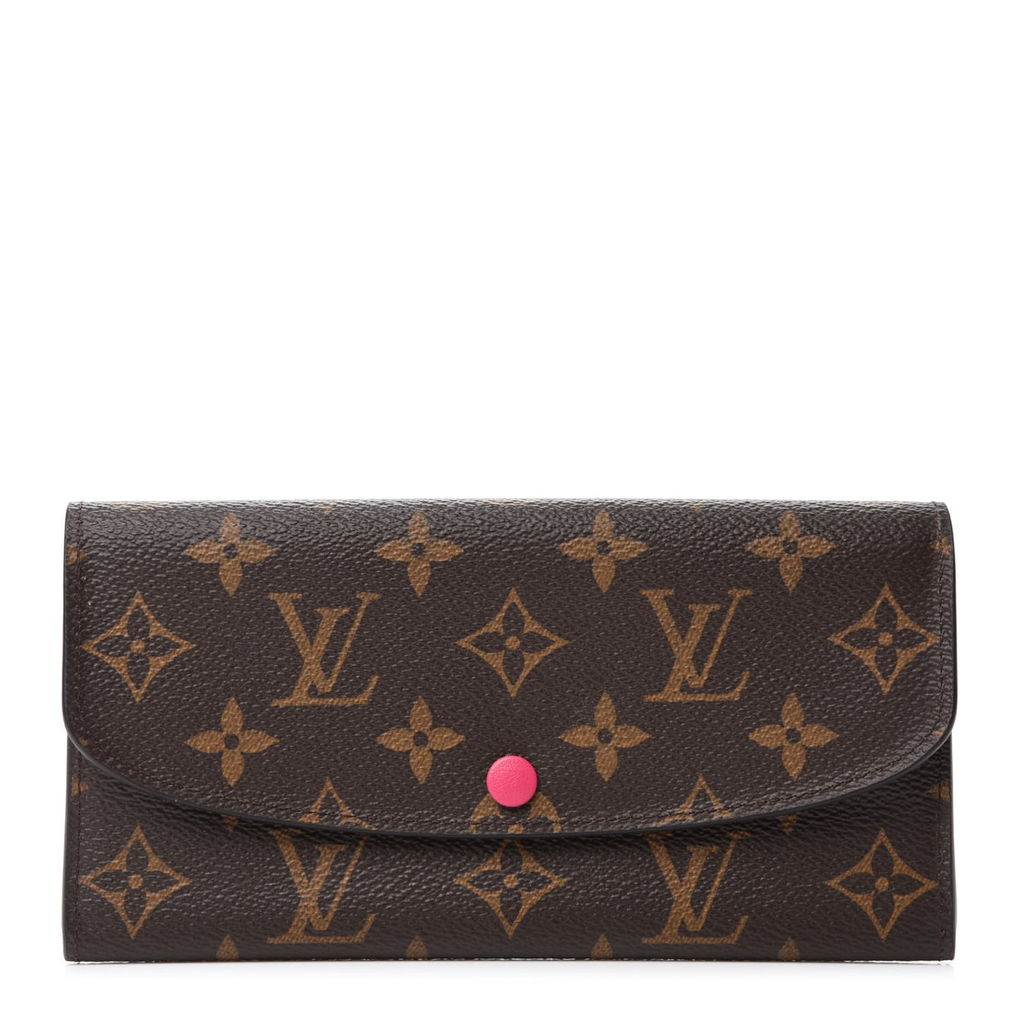 Monogram Emilie Wallet Hot Pink