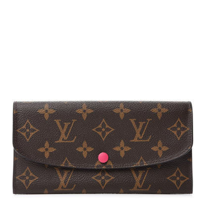 Louis Vuitton Monogram Emilie Wallet Hot Pink 1 of 9
