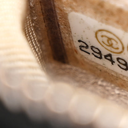 Chanel Calfskin Raffia Small Vanity Case Bag Black Beige 7 of 11