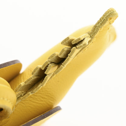 Hermes Milo Lambskin Grigri Rodeo Pegase Horse Bag Charm PM Jaune De Naples 6 of 9