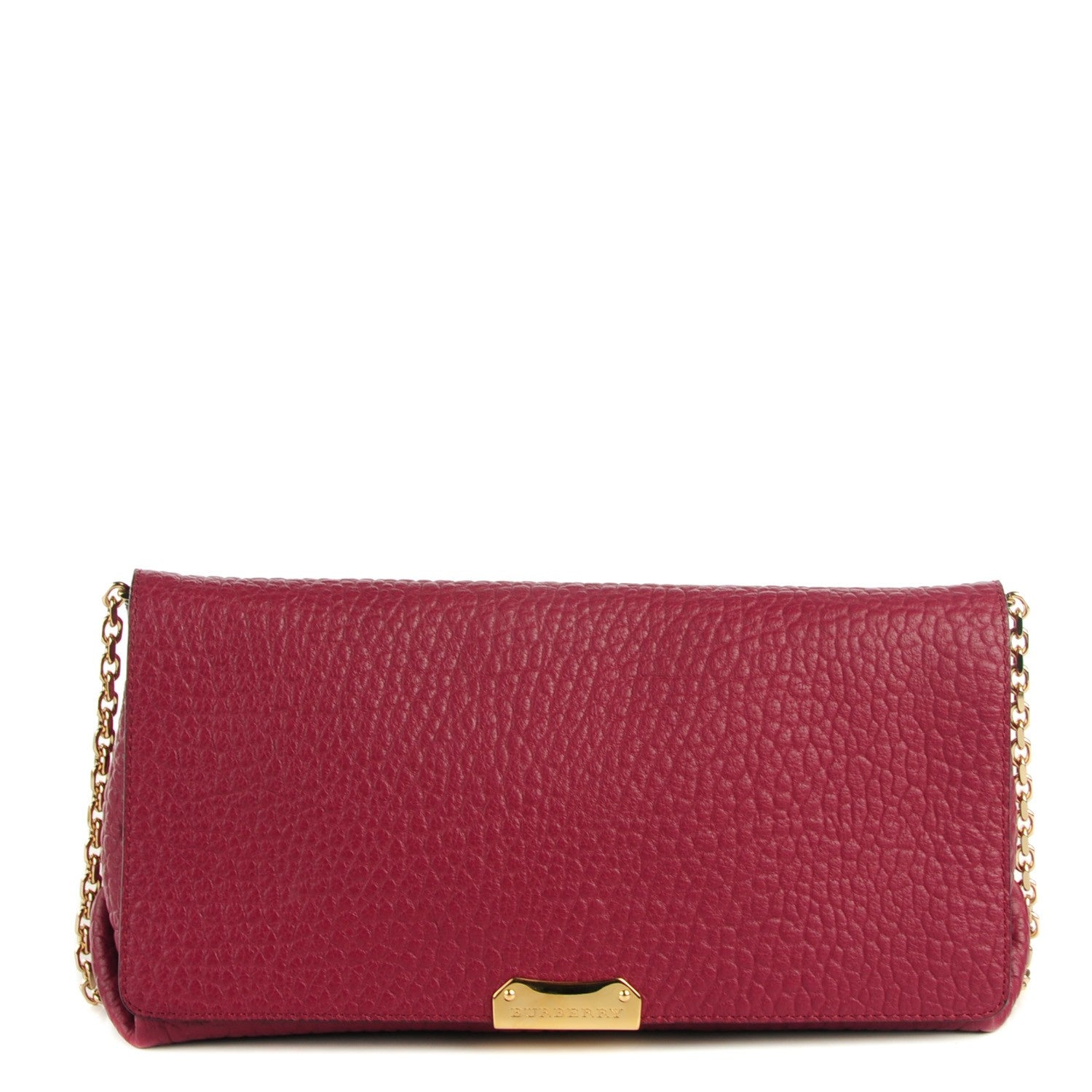 Burberry Signature Grain Medium Mildenhall Crossbody Bag Dark Plum 1 of 10