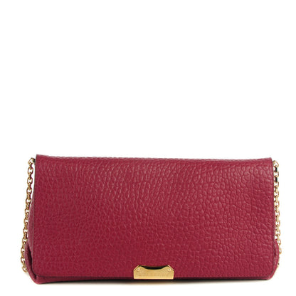Burberry Signature Grain Medium Mildenhall Crossbody Bag Dark Plum 1 of 10