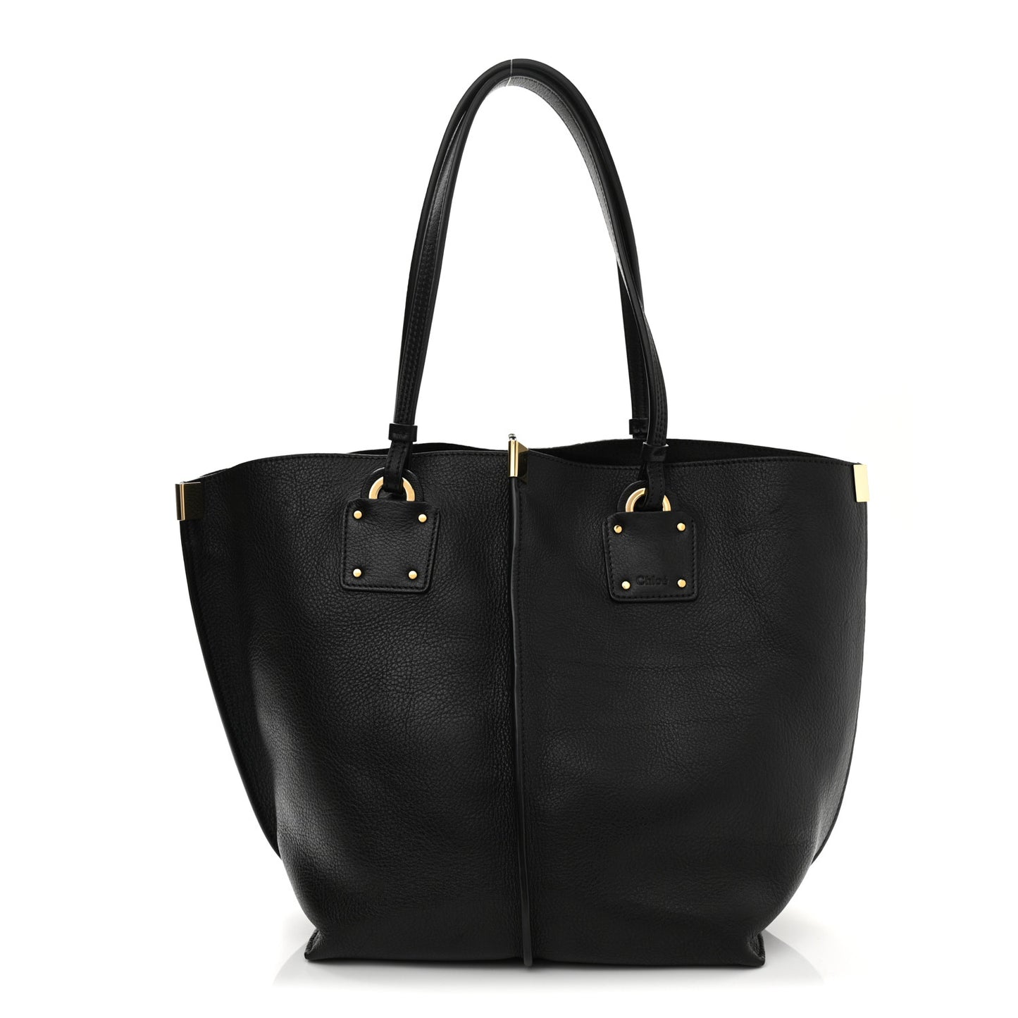 Smooth Calfskin Medium Vick Tote Black