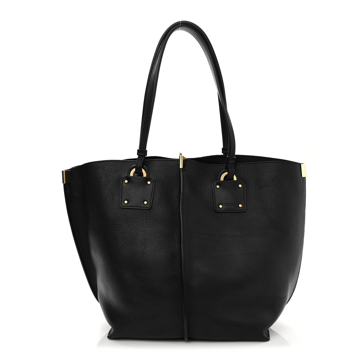 Chloe Smooth Calfskin Medium Vick Tote Black 3 of 13