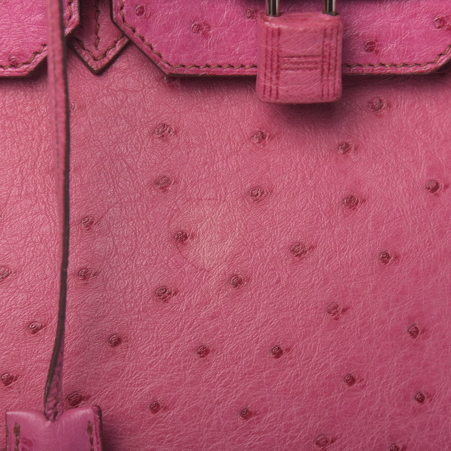 Hermes Ostrich Birkin 35 Fuchsia 28 of 36