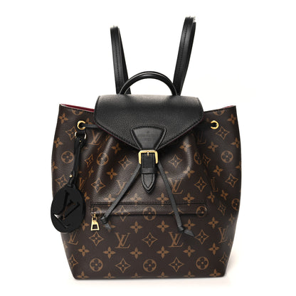 Louis Vuitton Monogram Montsouris PM Black 1 of 9