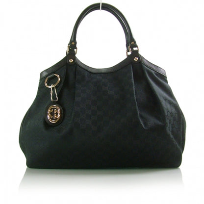Gucci Monogram GG Large Sukey Tote Black 1 of 9