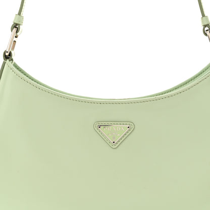 Prada Spazzolato Cleo Shoulder Bag Acqua 8 of 11