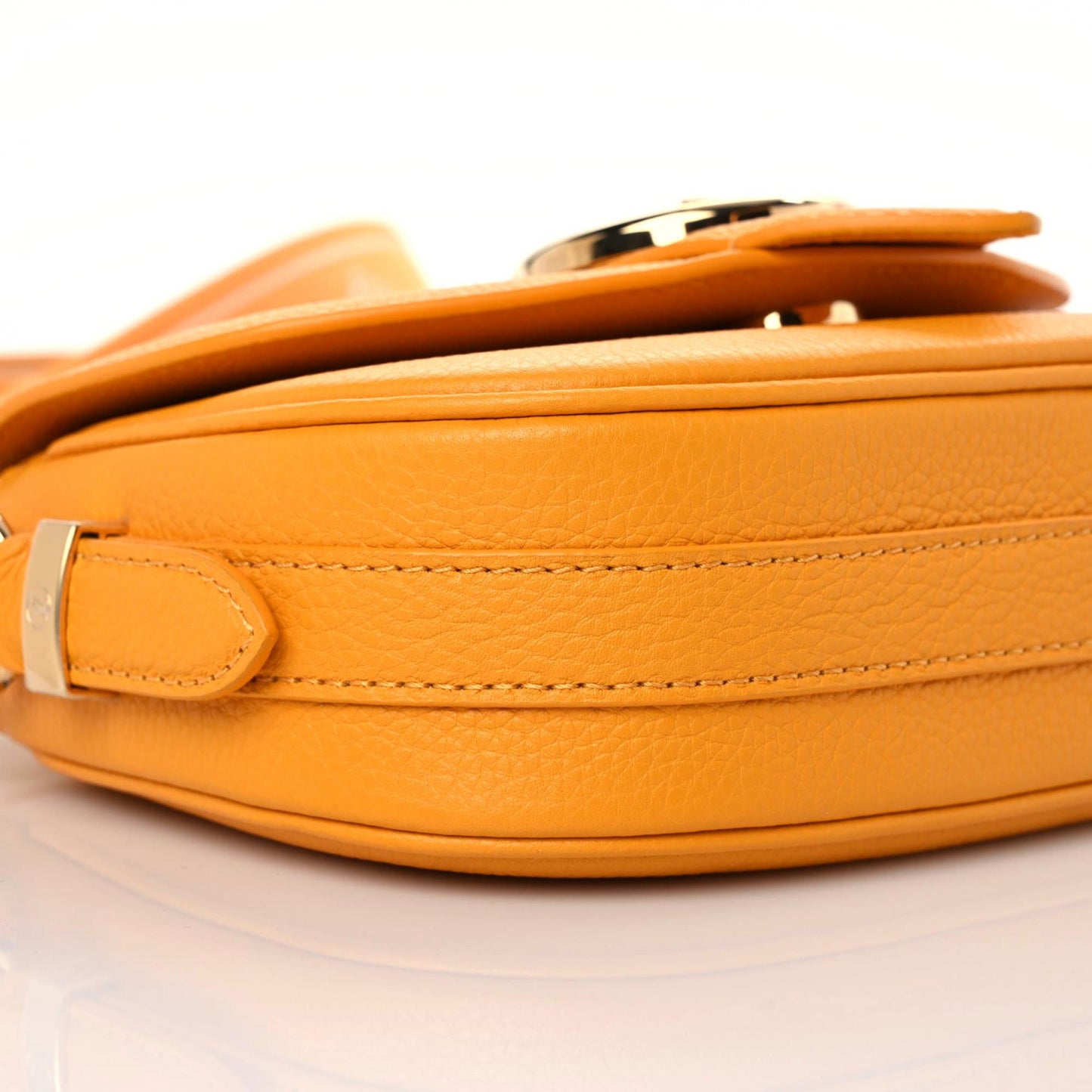 Grained Calfskin LV Pont 9 Soft PM Sunbeam