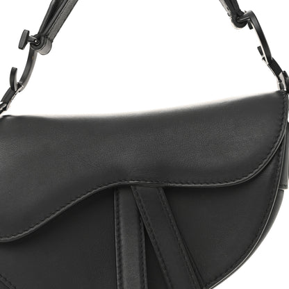 Christian Dior Ultra Matte Calfskin Mini Saddle Bag Black 8 of 10