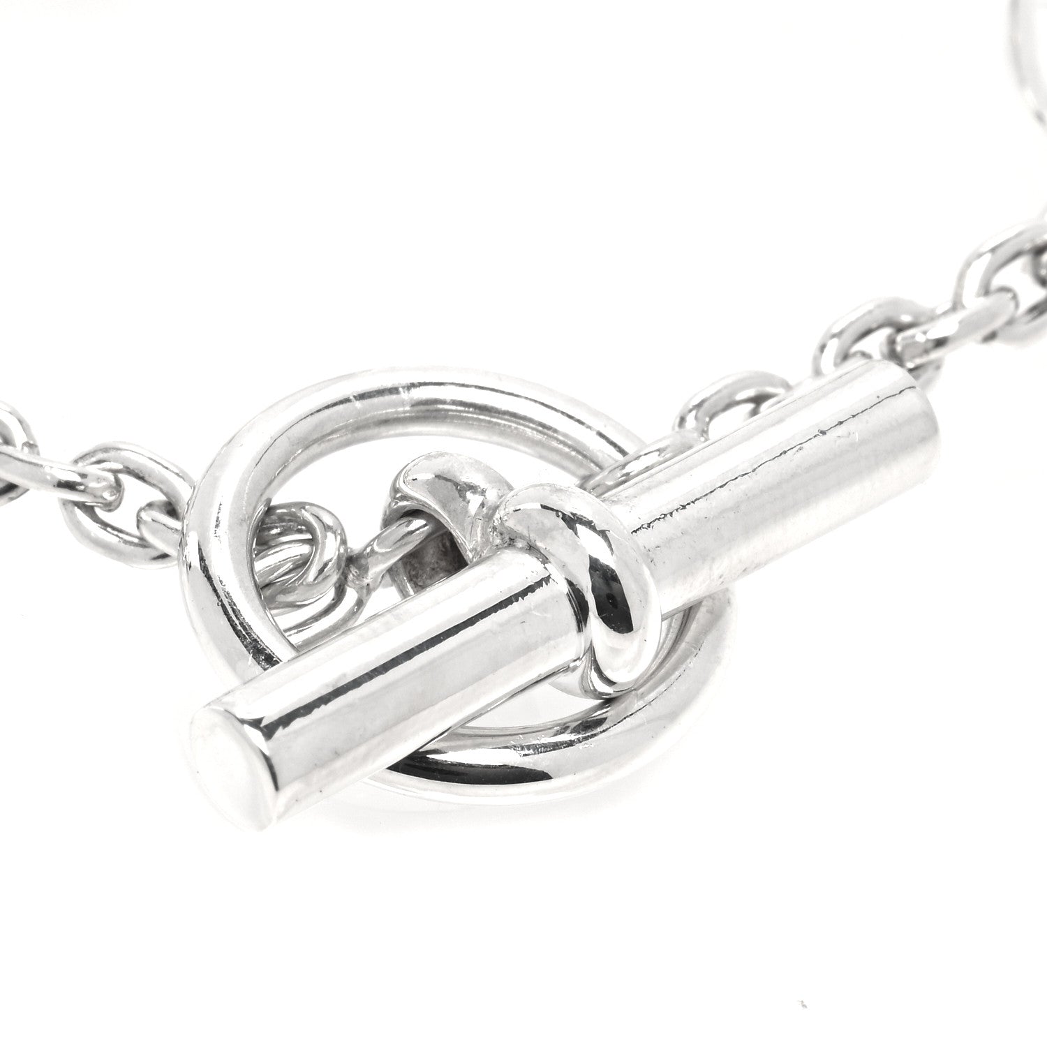 Hermes Sterling Silver Farandole Bracelet LG 3 of 5