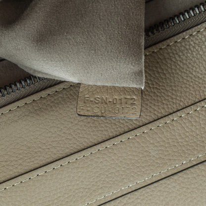 Celine Drummed Calfskin Mini Luggage Dune 7 of 7